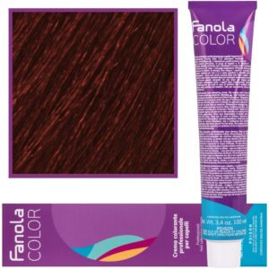 Fanola Crema Color farba - profesjonalny krem koloryzujący, 100 ml 5.46 | Jasny Brąz Miedziano Czerwony