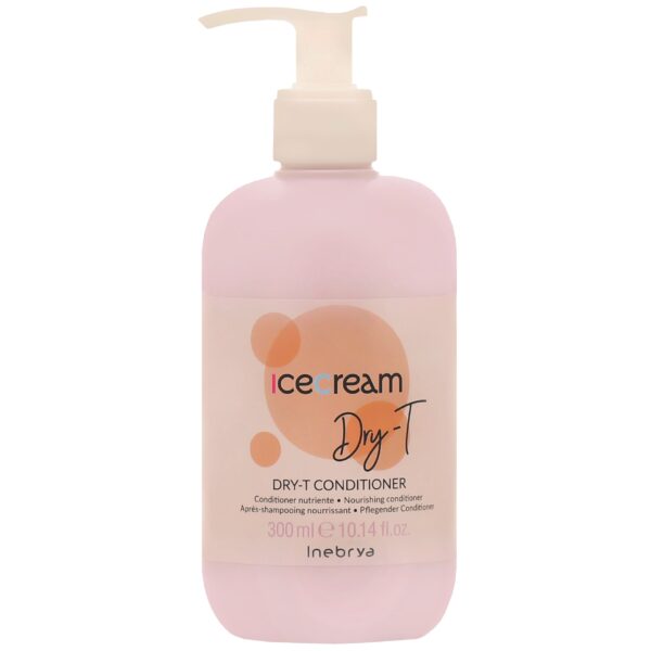 Inebrya Ice Cream Dry-T - odżywka do włosów zniszczonych, 300ml