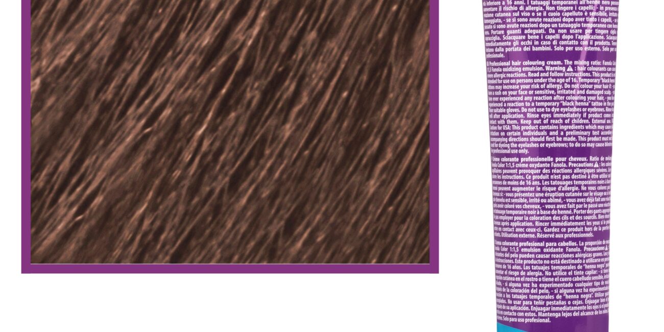 Fanola Crema Color farba - profesjonalny krem koloryzujący, 100 ml 8.0 | Jasny Blond