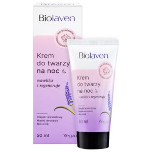 Biolaven Organic - Krem do twarzy na noc intensywnie nawilżający, 50ml