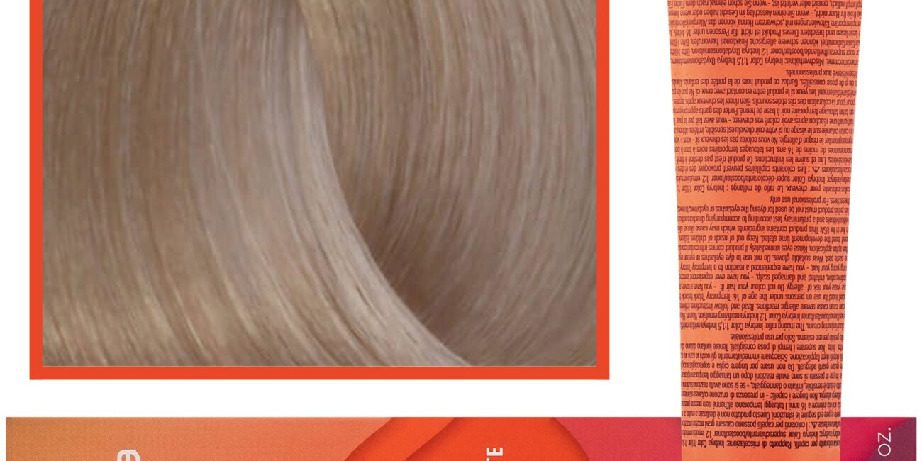 Inebrya Color - farba krem koloryzujący do włosów, 100ml 12/22 | Bardzo Jasny Platynowy Extra Intensywnie Perłowy Blond