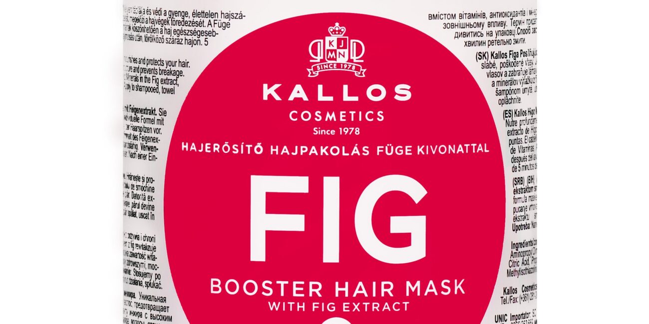Kallos Fig Booster Mask - maska do włosów cienkich i słabych z wyciągiem z figi, 1000ml