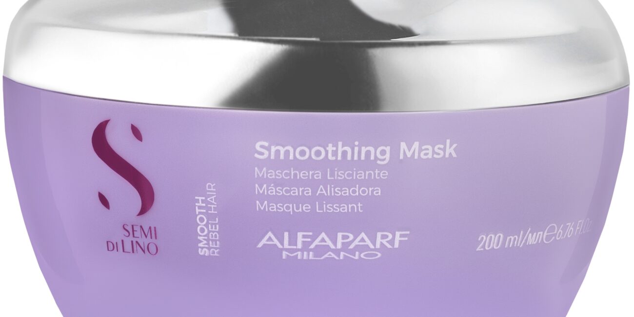 Alfaparf Semi Di Lino Smoothing Mask – nawilżająco-wygładzająca maska do włosów, 200ml