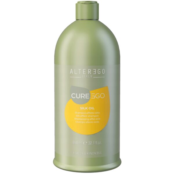 Alter Ego CureEgo Silk Oil Shampoo - szampon wygładzający do włosów, 950ml