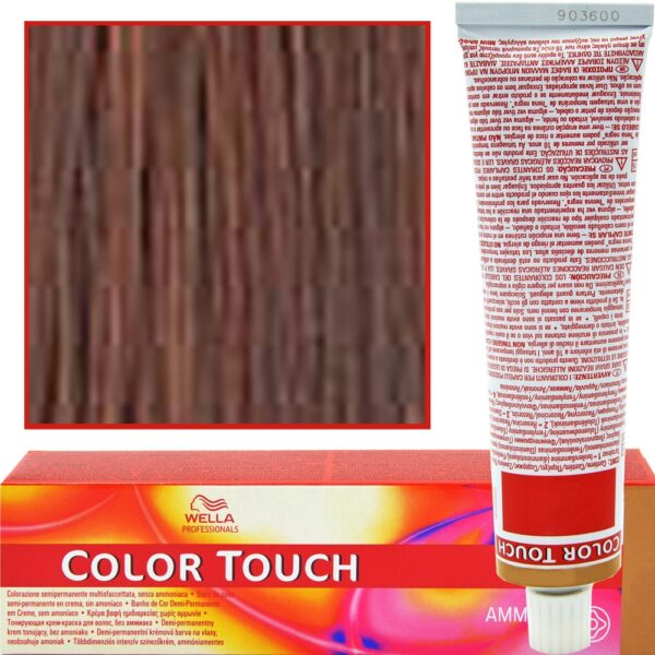 WELLA COLOR TOUCH profesjonalna farba do włosów 60 ml 6/47 Ciemny Blond Czerwono-Brązowy