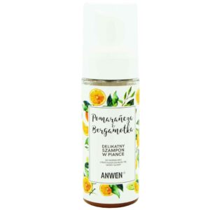 Anwen Pomarańcza i Bergamotka łagodny szampon oczyszczający w piance 170ml