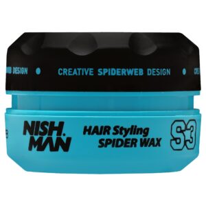 Nishman Spider Wax Blueweb - wosk do stylizacji włosów, 150ml