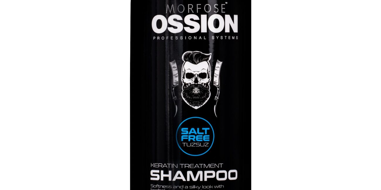 Morfose Ossion PB Salt Free Keratin Treatment Shampoo – keratynowy szampon dla mężczyzn, 1000ml