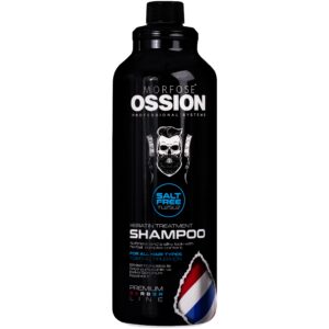 Morfose Ossion PB Salt Free Keratin Treatment Shampoo – keratynowy szampon dla mężczyzn, 1000ml