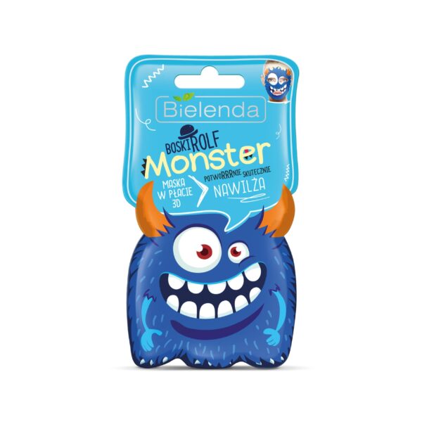 Bielenda MONSTER maska w płacie 3D - Boski Rolf - nawilża 1 szt