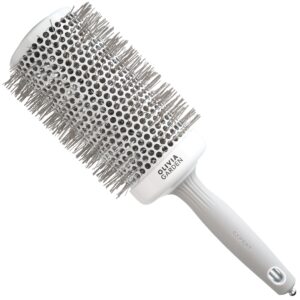 Olivia Garden Expert Blowout Speed White & Grey - szczotka do stylizacji włosów 65 mm