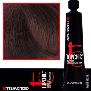 Goldwell Topchic - profesjonalna farba do włosów, 60ml 5-RB Średni Czerwony Brąz