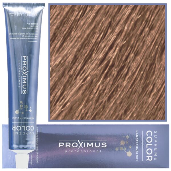 Proximus Supreme Color Nanotechnology – profesjonalna farba do włosów z kwasem hialuronowym, 100ml 9 | Bardzo Jasny Blond