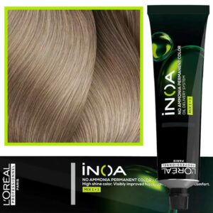 Loreal Inoa farba do włosów głęboki i trwały kolor dodatkowa ochrona włosa 60 ml 10.12 Bardzo Bardzo Jasny Blond Popielato Opalizujący