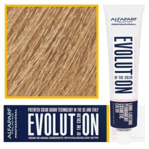 Alfaparf Evolution - wegańska farba do koloryzacji włosów, 60ml 10,3 | Najjaśniejszy Złocisty Blond