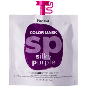 Fanola Color Mask koloryzująca maska do włosów, różne kolory 30ml Silky Purple
