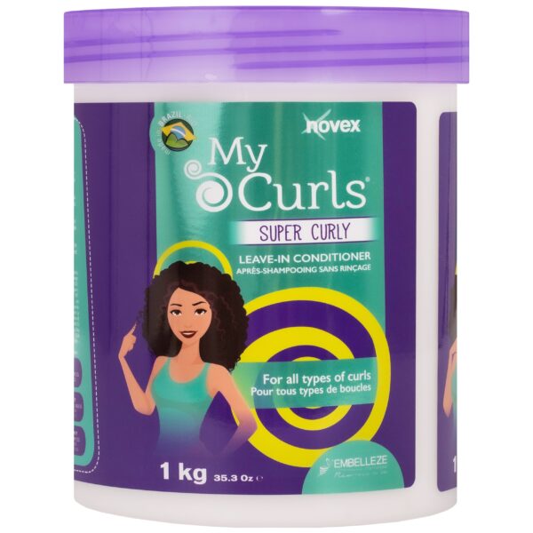Novex My Curls My Style - odżywka bez spłukiwania do włosów kręconych, 1000g