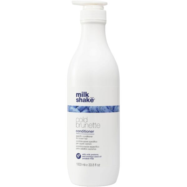 Milk Shake Cold Brunette Conditioner - ochładzająca kolor odżywka do włosów brązowych, 1000ml
