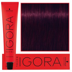 Schwarzkopf Professional Igora Royal - trwała farba do włosów o innowacyjnej formule, 60ml 4-99 | Średni Brąz Fioletowy Ekstra