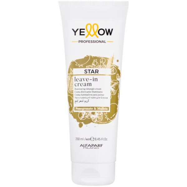 Alfaparf YELLOW Star Leave-In - odżywka nabłyszczająca bez spłukiwania w kremie, 250ml