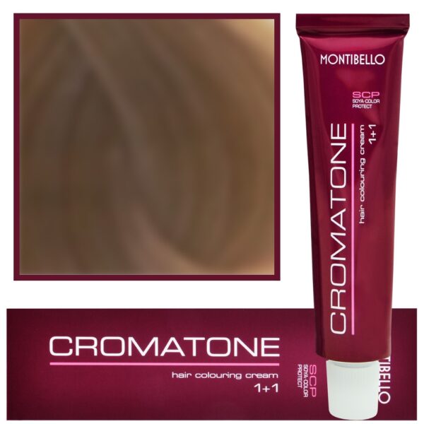 Montibello Cromatone farba profesjonalna trwała koloryzacja, 60ml 8,13 | Złoty Popielaty Jasny Blond