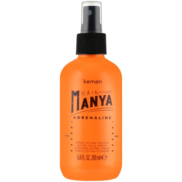Kemon HAIR MANYA Adrenaline, bardzo mocno utrwalający spray 200ml