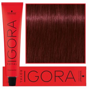 Schwarzkopf Professional Igora Royal - trwała farba do włosów o innowacyjnej formule, 60ml 4-88 | Średni Brąz Czerwony Ekstra