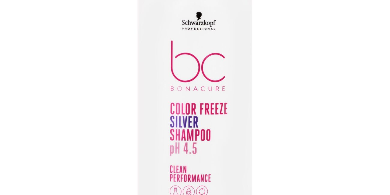 Schwarzkopf BC Color Freeze Silver Shampoo pH 4,5 - szampon do włosów siwych, 1000ml