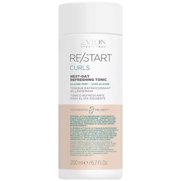 Revlon Restart Curls Refresh - odświeżający tonik do włosów kręconych, 200ml