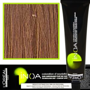 Loreal Inoa farba do włosów głęboki i trwały kolor dodatkowa ochrona włosa 60 ml 8.23 Jasny Blond Opalizująco - Złocisty
