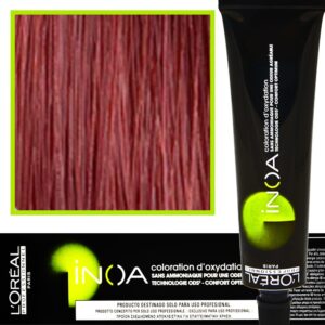 Loreal Inoa farba do włosów głęboki i trwały kolor dodatkowa ochrona włosa 60 ml 5.62 Jasny Brąz Czerwono - Opalizujący