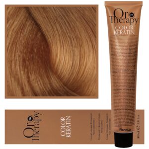 Fanola Oro Therapy - farba do włosów bez amoniaku, pełna paleta kolorów 8,3 | Jasny Złoty Blond