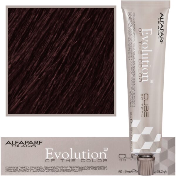 Alfaparf Evolution - farba do włosów 60ml cała paleta 7.53 | Średni złoty mahoniowy blond