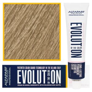 Alfaparf Evolution - wegańska farba do koloryzacji włosów, 60ml 9,13 | Bardzo Jasny Złocisty Popielaty Blond