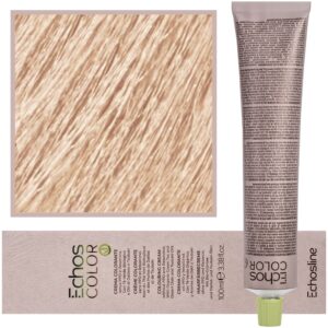 Echosline Echos Color Colouring Cream - wegańska farba do włosów, 100ml 12,0 | Ektra Platynowy Naturalny Blond