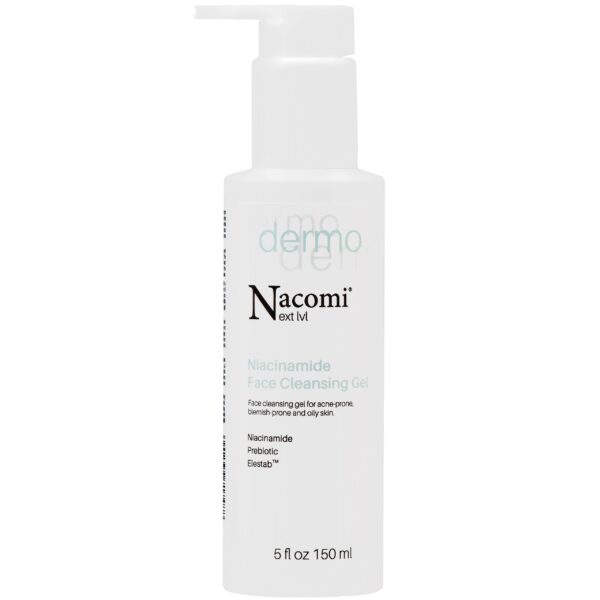 Nacomi Next Level Dermo - oczyszczający żel do mycia twarzy z niacynamidem, 150ml