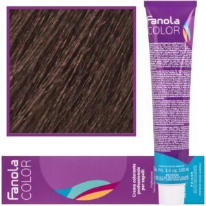 Fanola Crema Color farba - profesjonalny krem koloryzujący, 100 ml 6.0 | Ciemny Blond