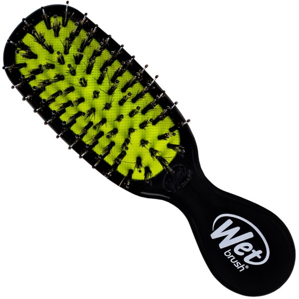 Wet Brush Mini Shine Enhancer - mała szczotka z włosiem dzika Black | Czarny