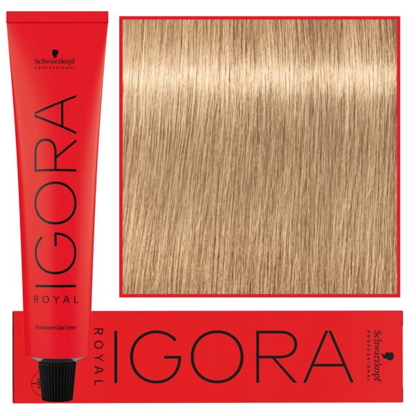 Schwarzkopf Professional Igora Royal - trwała farba do włosów o innowacyjnej formule, 60ml 9-4 | Ekstra Jasny Blond Beżowy