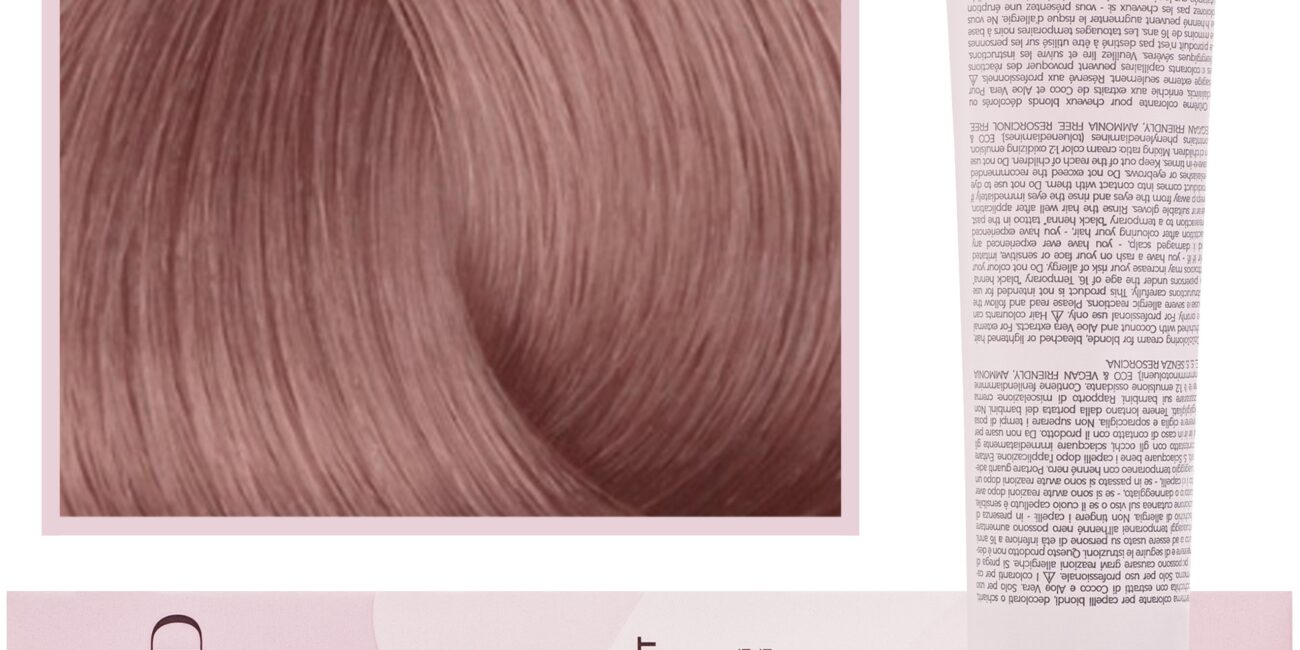 Inebrya Blondesse Toner - toner do włosów, neutralizujący żółte refleksy, 100ml DT07 | Różowy Złoty Perłowy