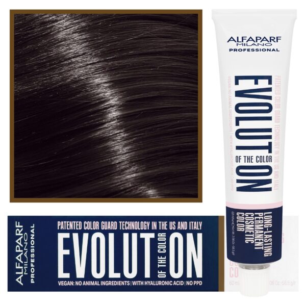 Alfaparf Evolution - wegańska farba do koloryzacji włosów, 60ml 5,1 | Jasny Popielaty Brąz
