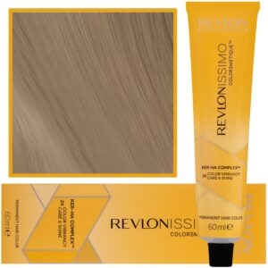 Revlon Revlonissimo Colorsmetique - kremowa farba do włosów, 60ml 7,31 | Średni Złoty Popielaty Blond