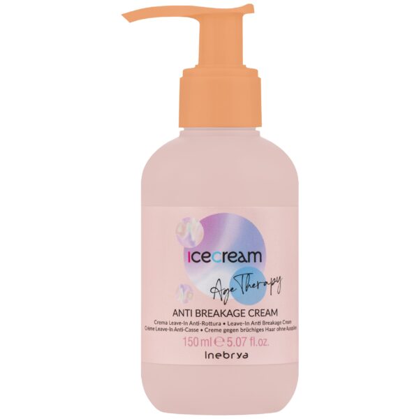 Inebrya Ice Cream Age Therapy Anti Breakage - krem zabezpieczający końcówki włosów, 150ml