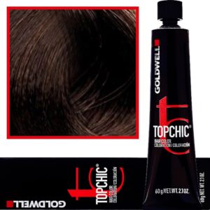 Goldwell Topchic - profesjonalna farba do włosów, 60ml 6-A Ciemny Popielaty Blond