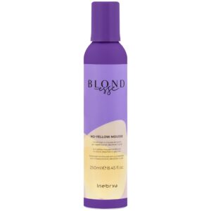 Inebrya Blondesse No Yellow - pianka do włosów blond, rozjaśnianych i siwych, 250ml