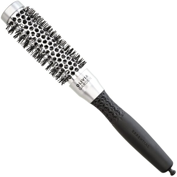 Olivia Garden Essential Blowout Classic Silver - szczotka do stylizacji włosów 25 mm