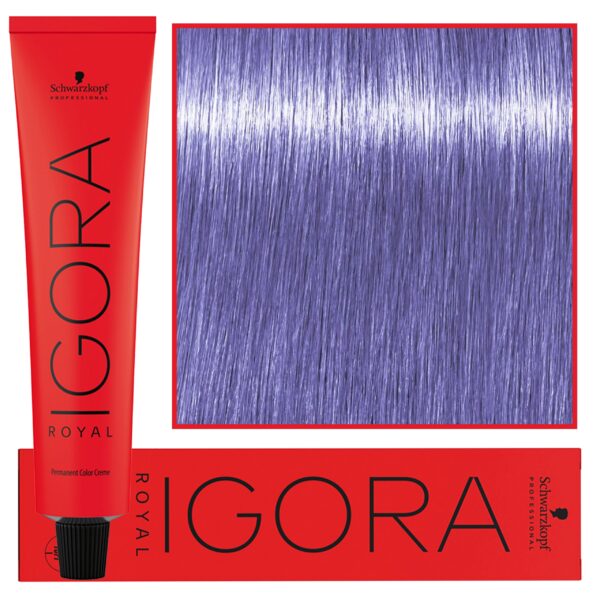 Schwarzkopf Professional Igora Royal - trwała farba do włosów o innowacyjnej formule, 60ml 9,5-29 | Pastelowy Lawendowy