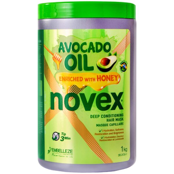 Novex Avocado Oil Mask - głęboko nawilżająca maska do suchych włosów 1kg