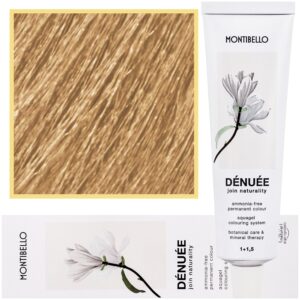 Montibello Denuee – naturalna wegańska farba do włosów bez amoniaku, 60 ml 10,3 | Złoty Platynowy Blond