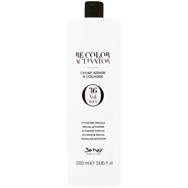Be Hair Be Color Activator - oksydant do farb z kompleksem kawioru, keratyny i kolagenu, 1000ml Vol. 36 | 10.8%